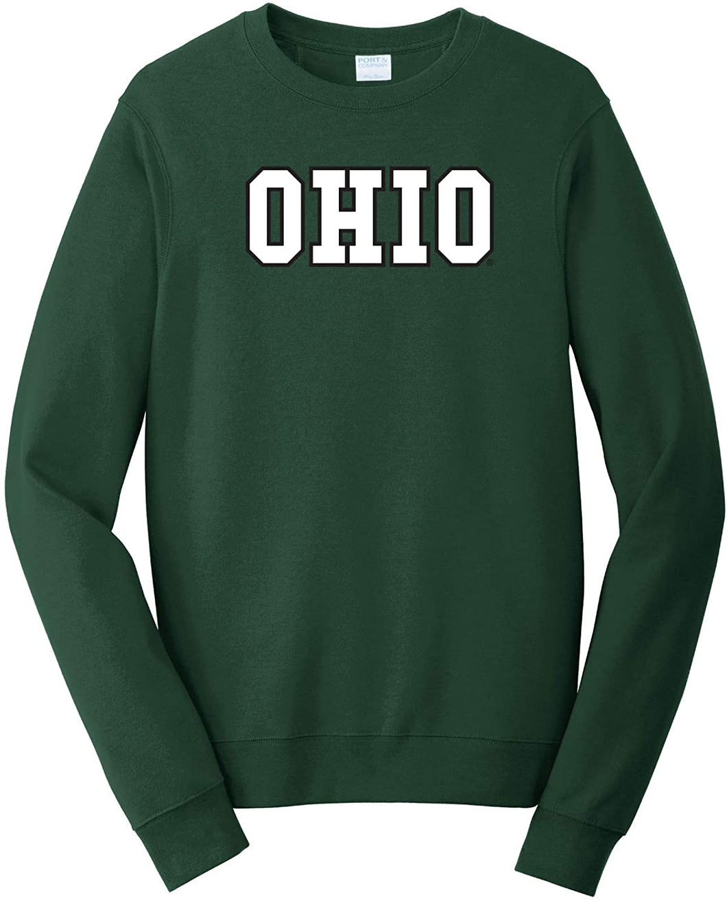 Ohio University Bobcats NCAA Block Unisex Crewneck Sweatshirt