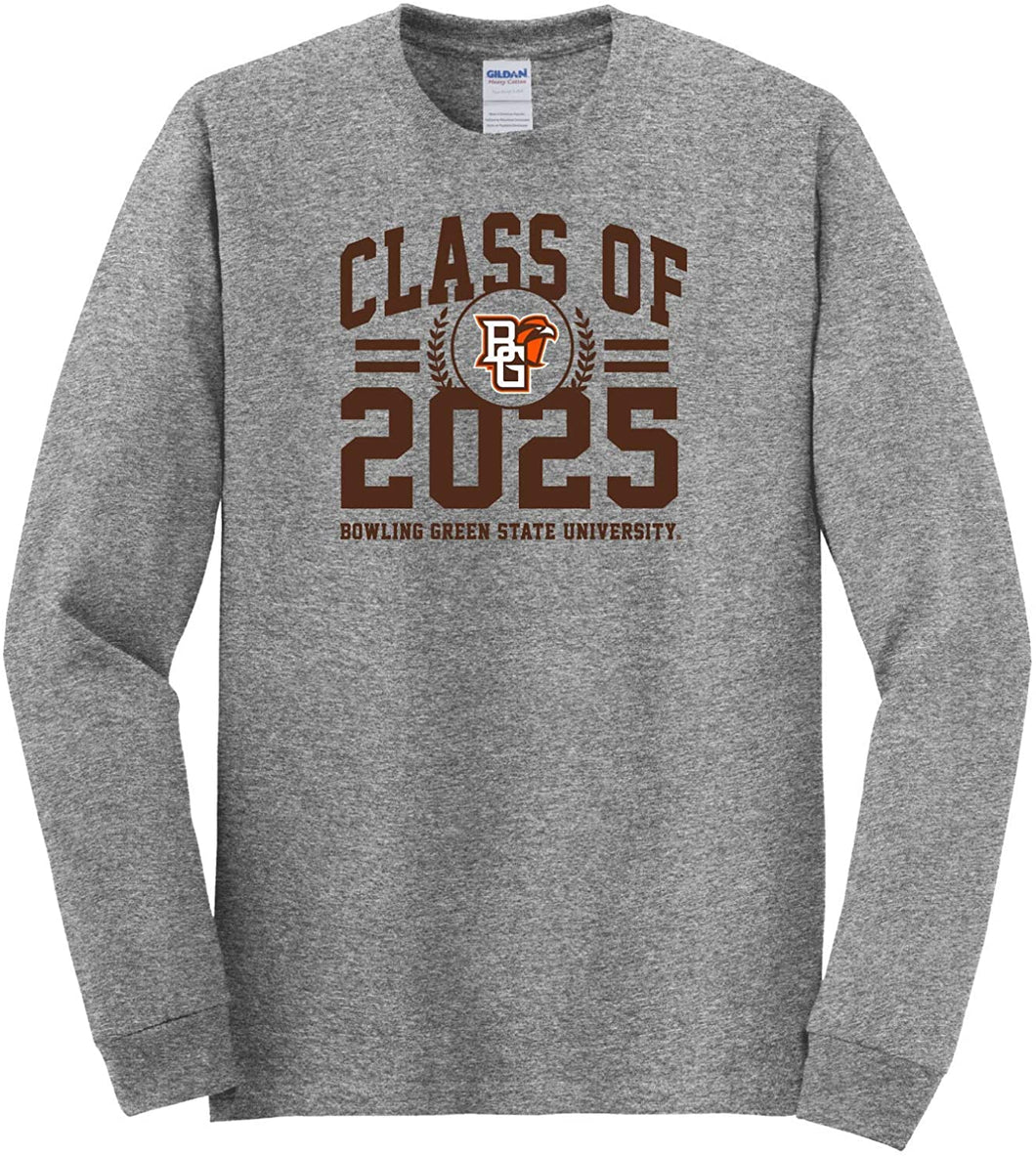Bowling Green State Falcons NCAA Class of 2025 Arch Long Sleeve T-Shirt
