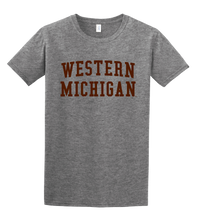 Load image into Gallery viewer, Western Michigan University Broncos NCAA Block Unisex T-Shirt
