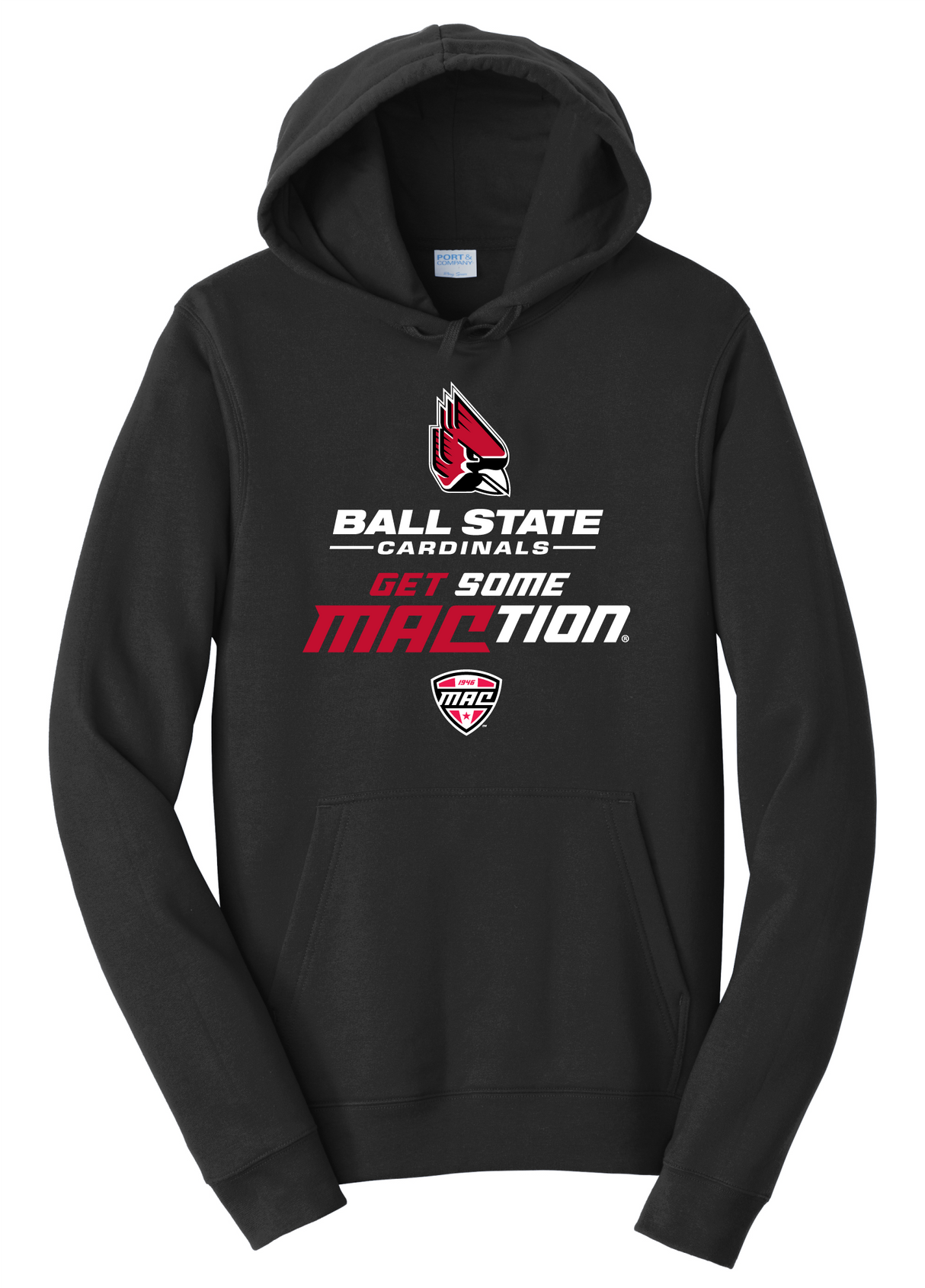 Ball State University Cardinals MACtion Unisex T Shirt Shop MAC Sports