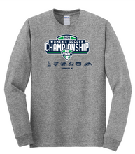 Load image into Gallery viewer, 2023 MAC Women&#39;s Soccer Championship Long Sleeve Event Tee

