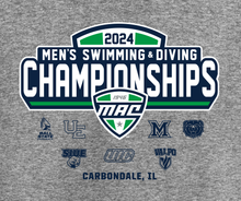 Load image into Gallery viewer, 2024 MAC Men&#39;s Swimming &amp; Diving Championships Event Tee
