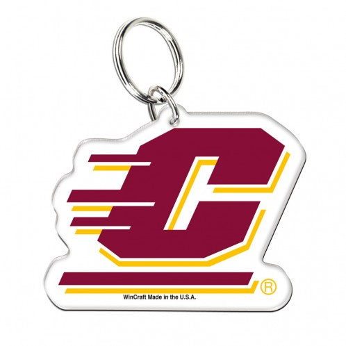 Central Michigan University Chippewas Acrylic Key Ring