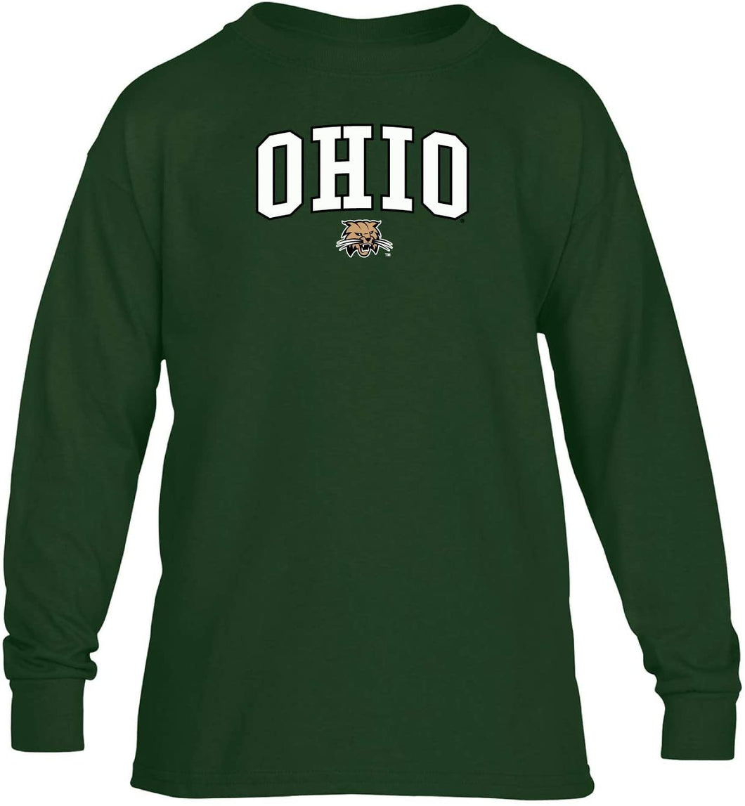 Ohio University Bobcats NCAA Jumbo Arch Youth Long Sleeve T-Shirt