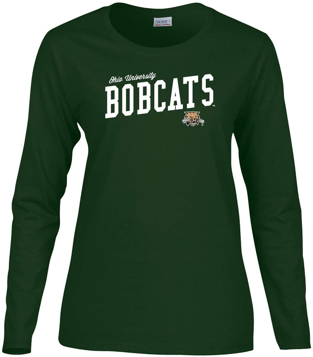 Ohio University Bobcats NCAA Uphill Victory Women's Long Sleeve T-Shirt