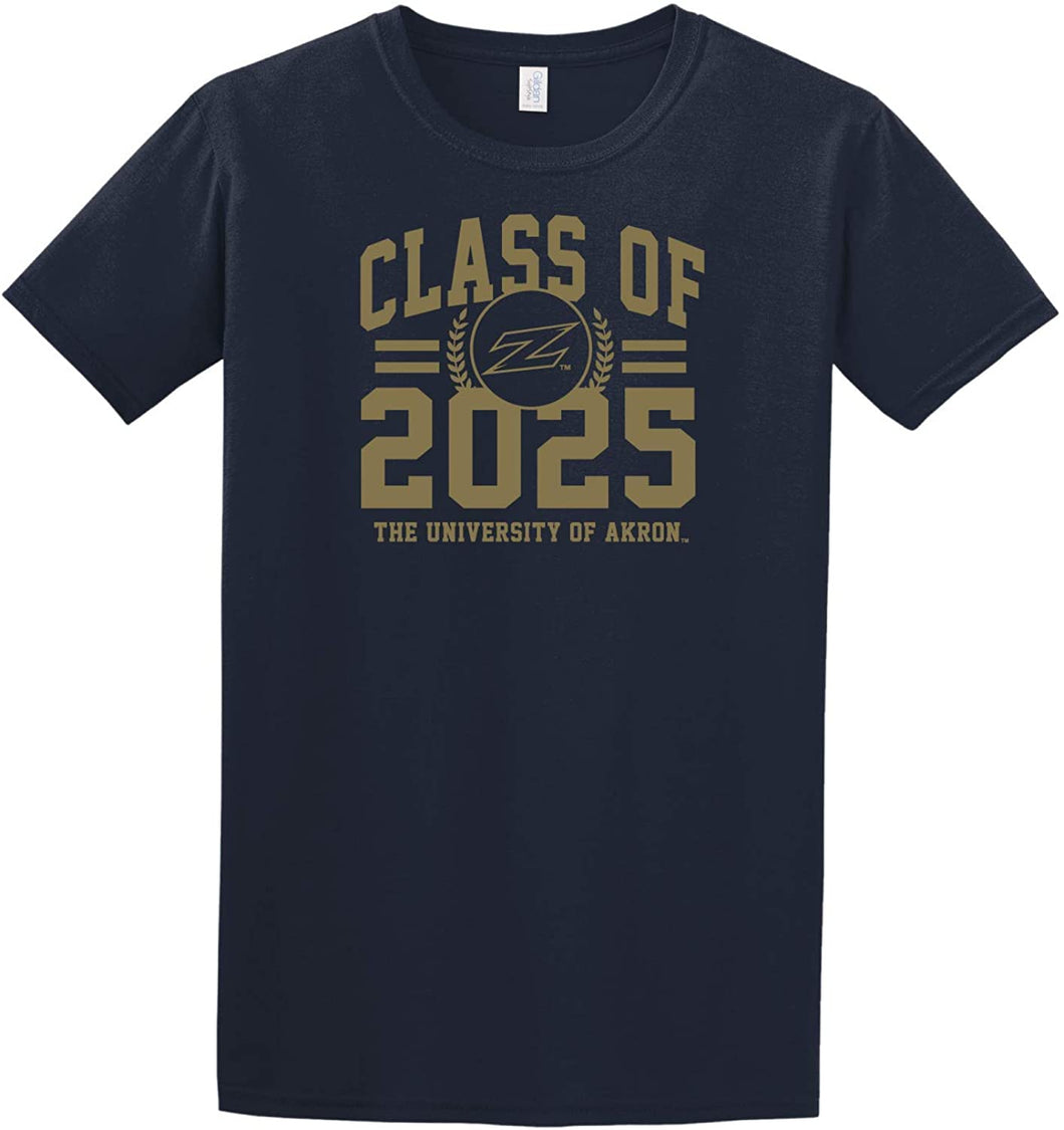 University of Akron Zips NCAA Class of 2025 Arch T-Shirt