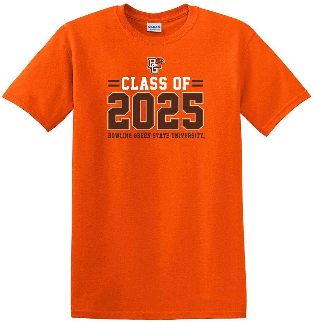 Bowling Green State Falcons NCAA Class of 2025 Stacked T-Shirt