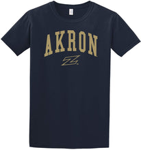 Load image into Gallery viewer, Akron Zips NCAA Jumbo Arch Adult T-Shirt

