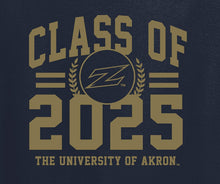 Load image into Gallery viewer, University of Akron Zips NCAA Class of 2025 Arch Long Sleeve T-Shirt
