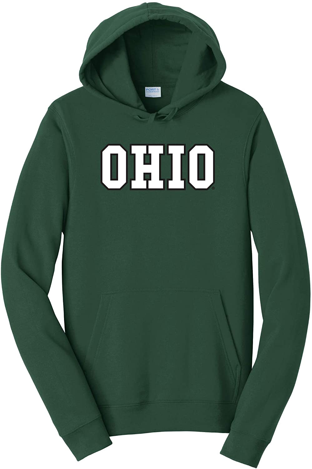 Ohio University Bobcats NCAA Block Unisex Hooded Sweatshirt