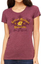 Load image into Gallery viewer, J2 Sport Central Michigan University Chippewas NCAA Couture Junior T-Shirt

