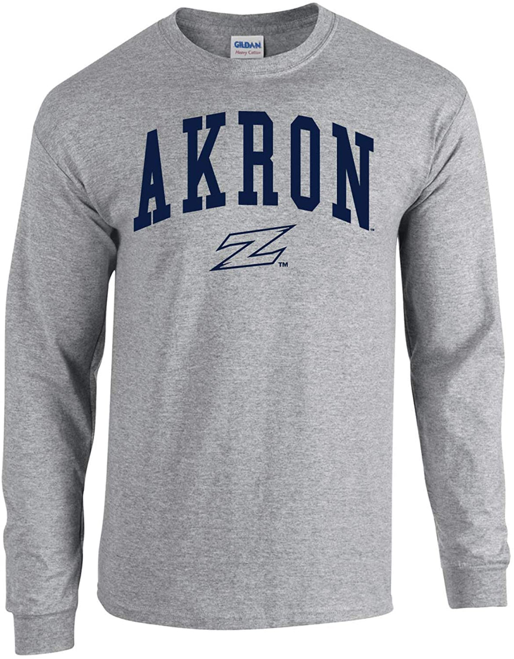 J2 Sport University of Akron Zips NCAA Unisex Long Sleeve T-Shirts