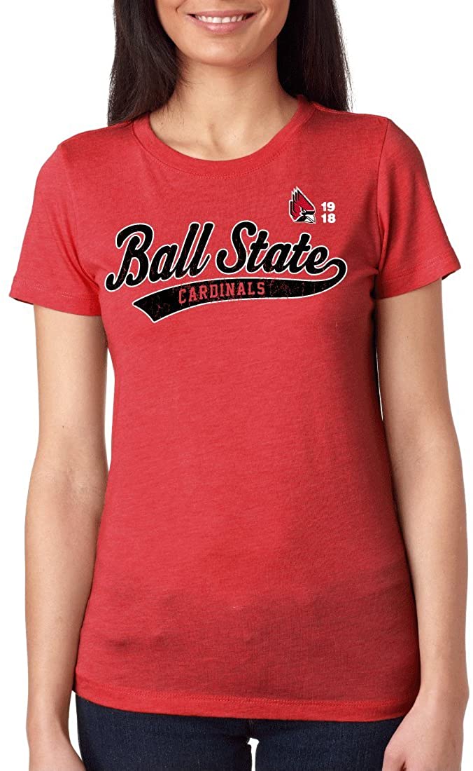 Ball State University Cardinals NCAA Old School Juniors T-Shirt