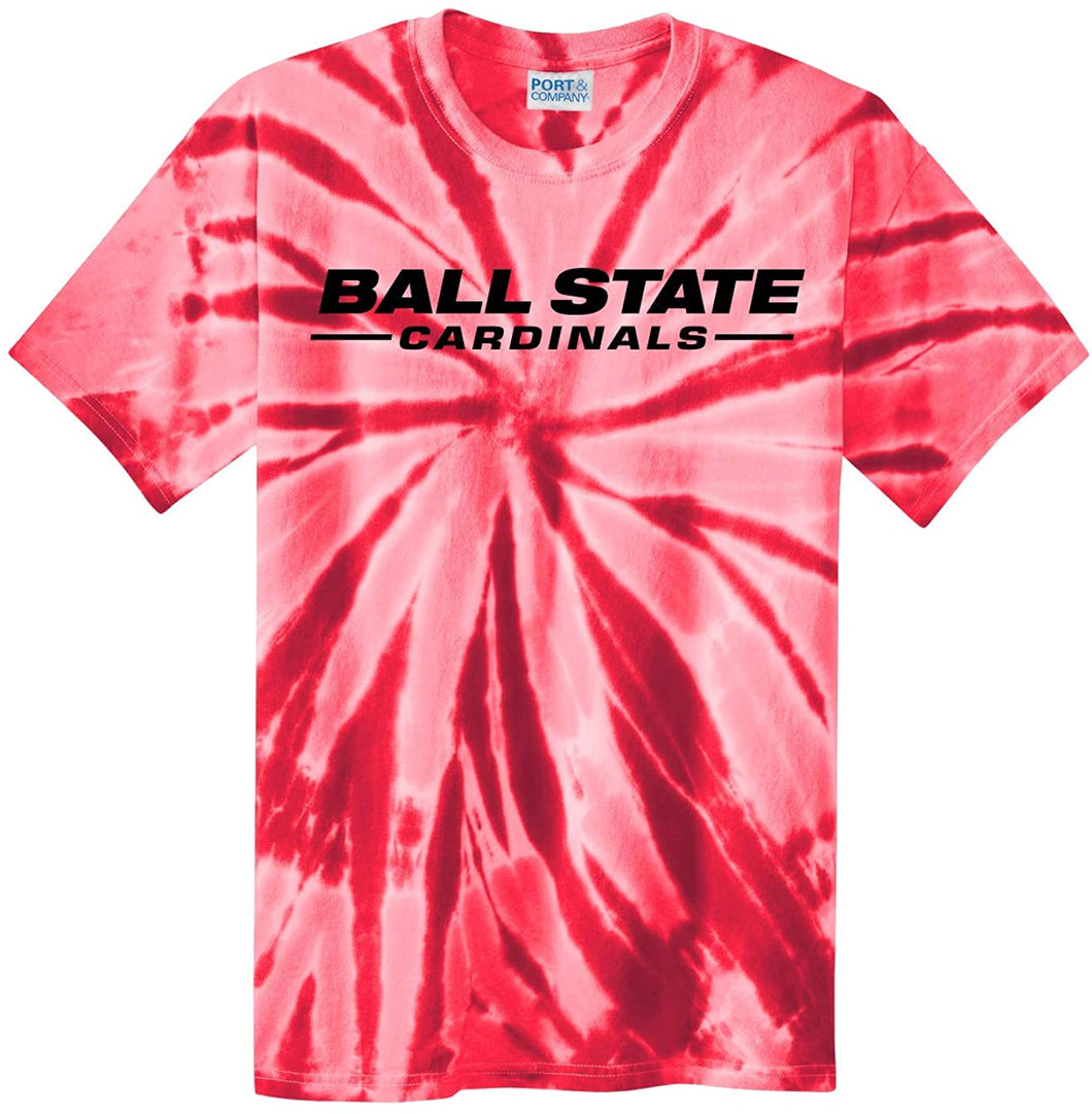Ball State University Cardinals NCAA Tie Dye Unisex T-Shirt