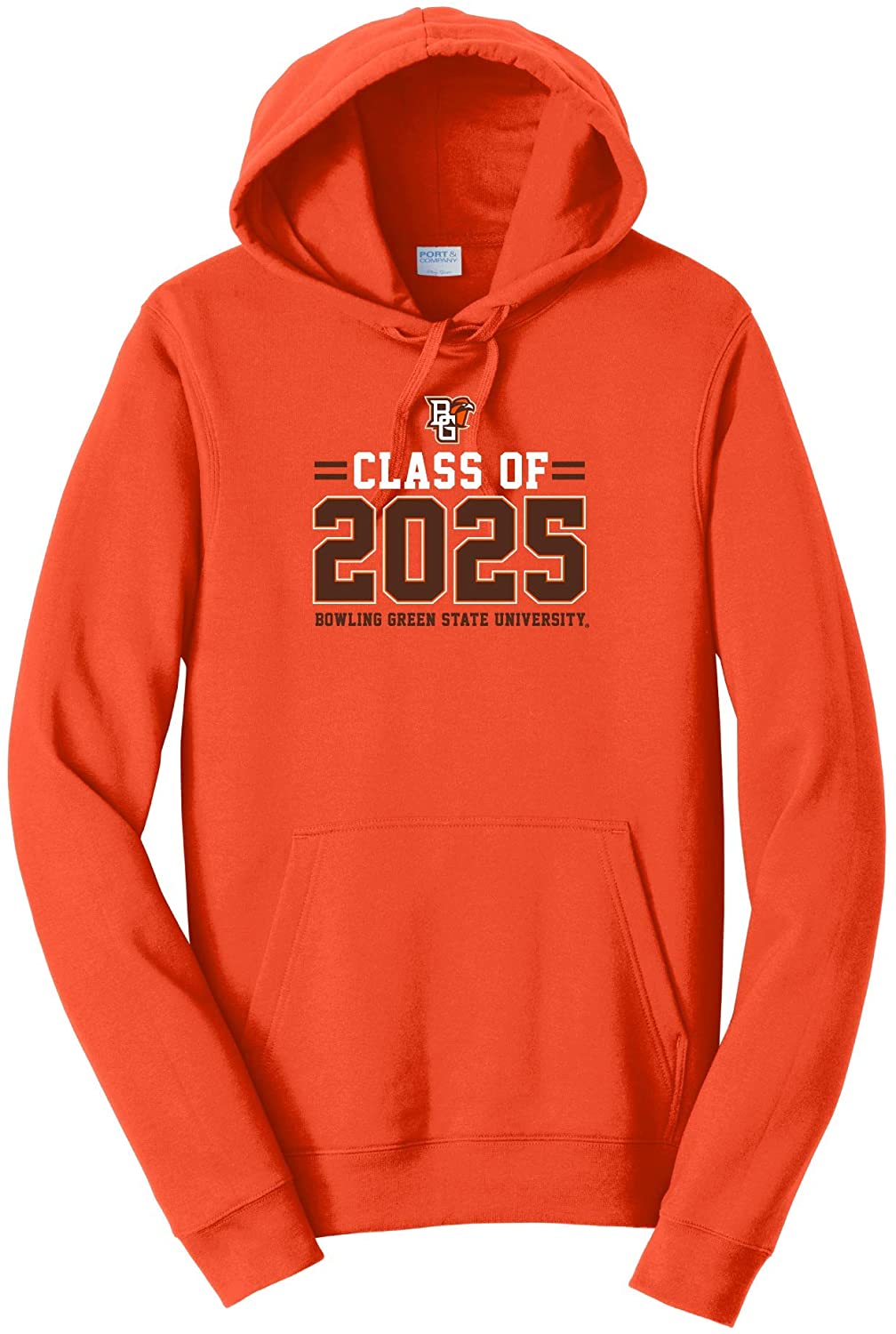 Bowling Green State Falcons NCAA Class of 2025 Stacked Hooded Sweatshirt