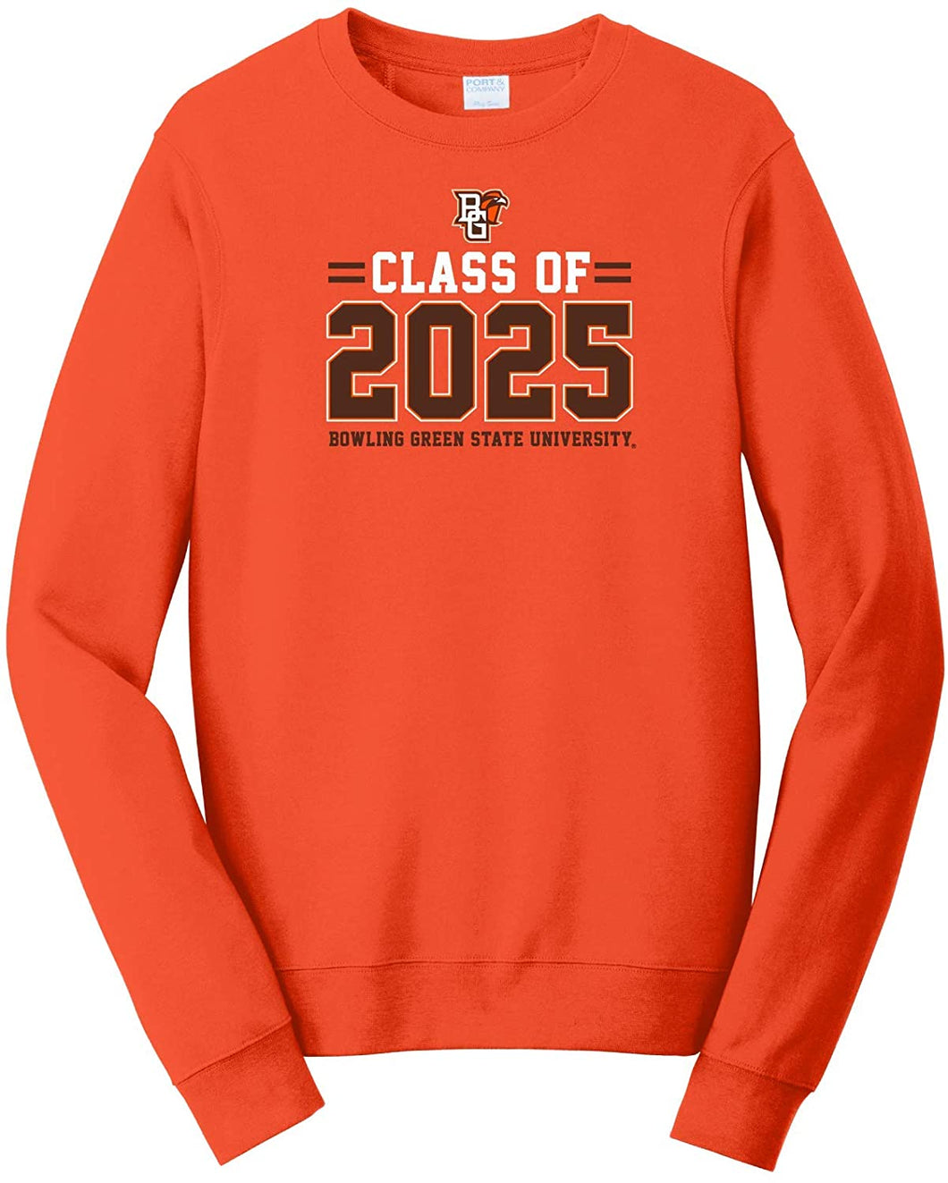 Bowling Green State Falcons NCAA Class of 2025 Stacked Crewneck Sweatshirt