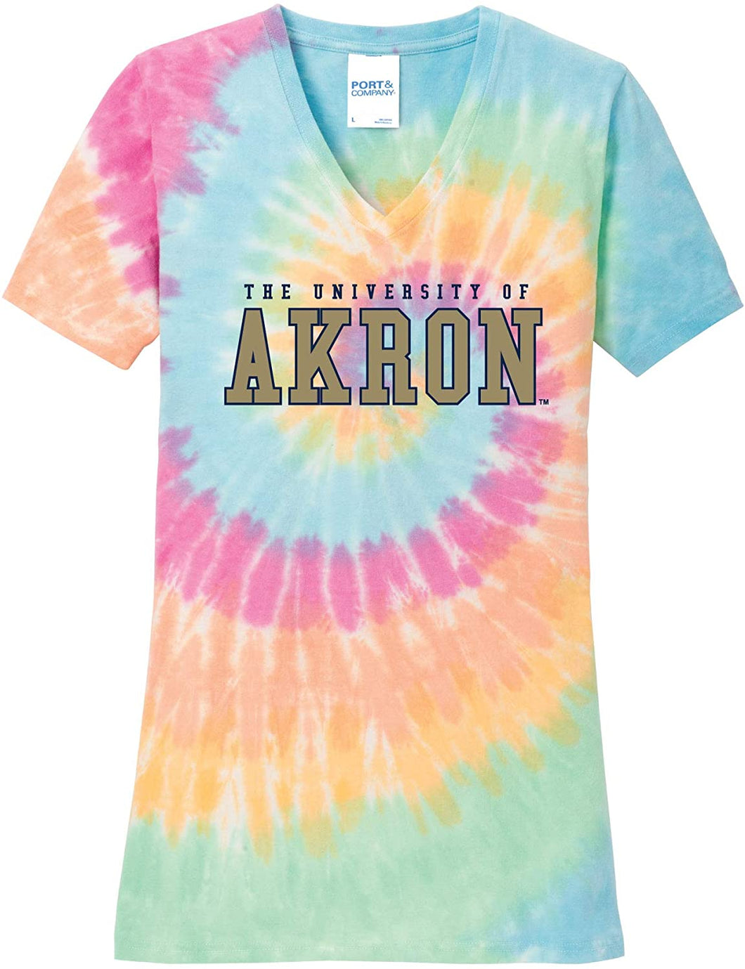 Akron Zips NCAA Tie Dye Adult T-Shirt