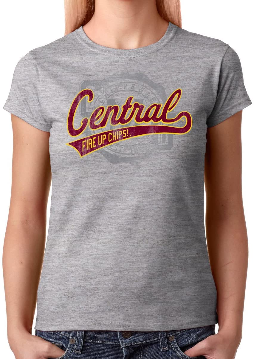 J2 Sport Central Michigan University Chippewas NCAA Yearbook Crest Junior T-Shirt