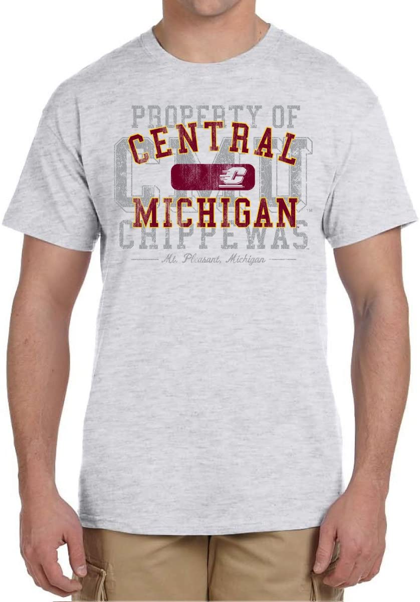 J2 Sport Central Michigan University Chippewas NCAA Varsity Tradition Unisex T-Shirt