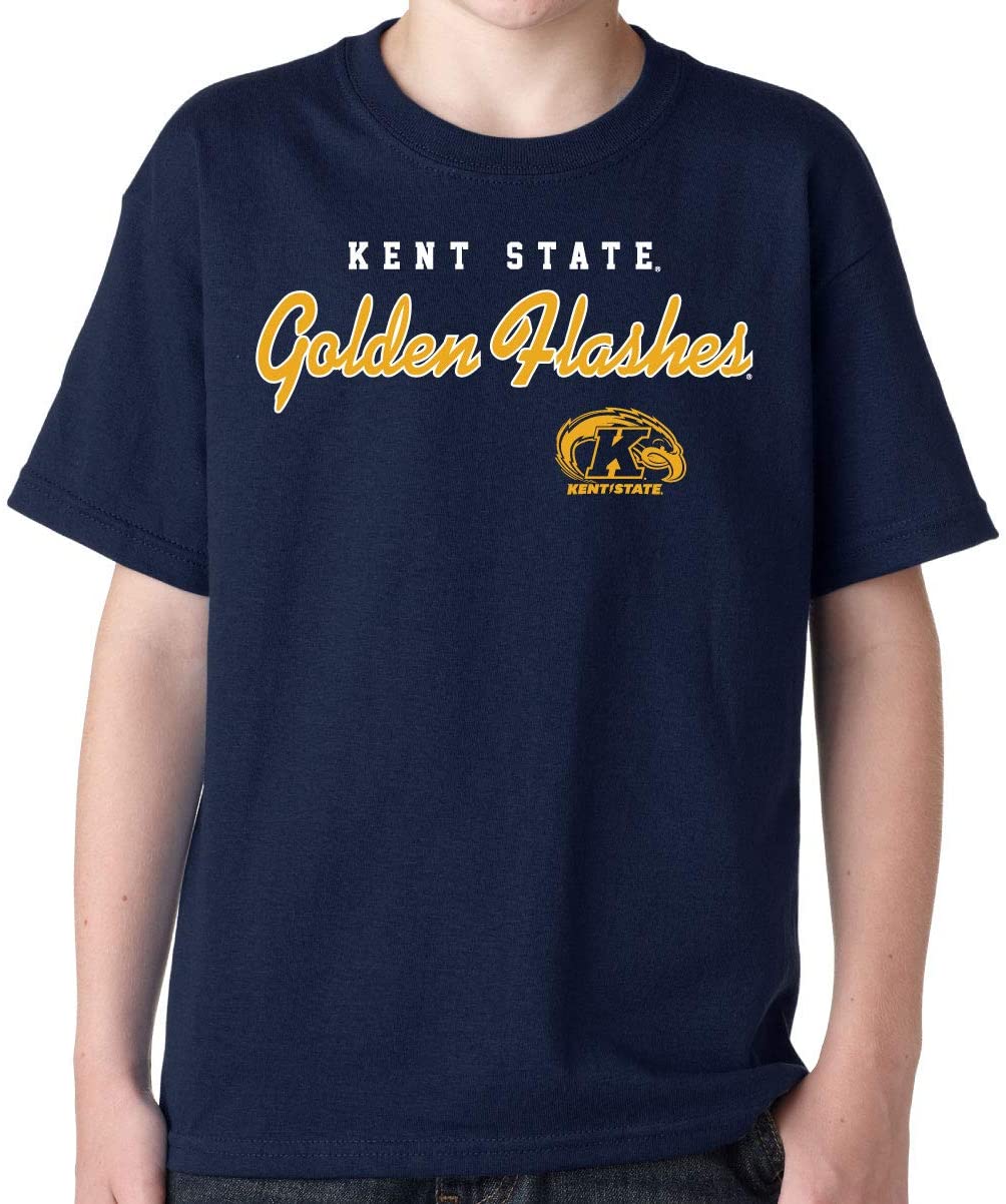 Kent State University Golden Flashes NCAA Machine Script Youth T-Shirt