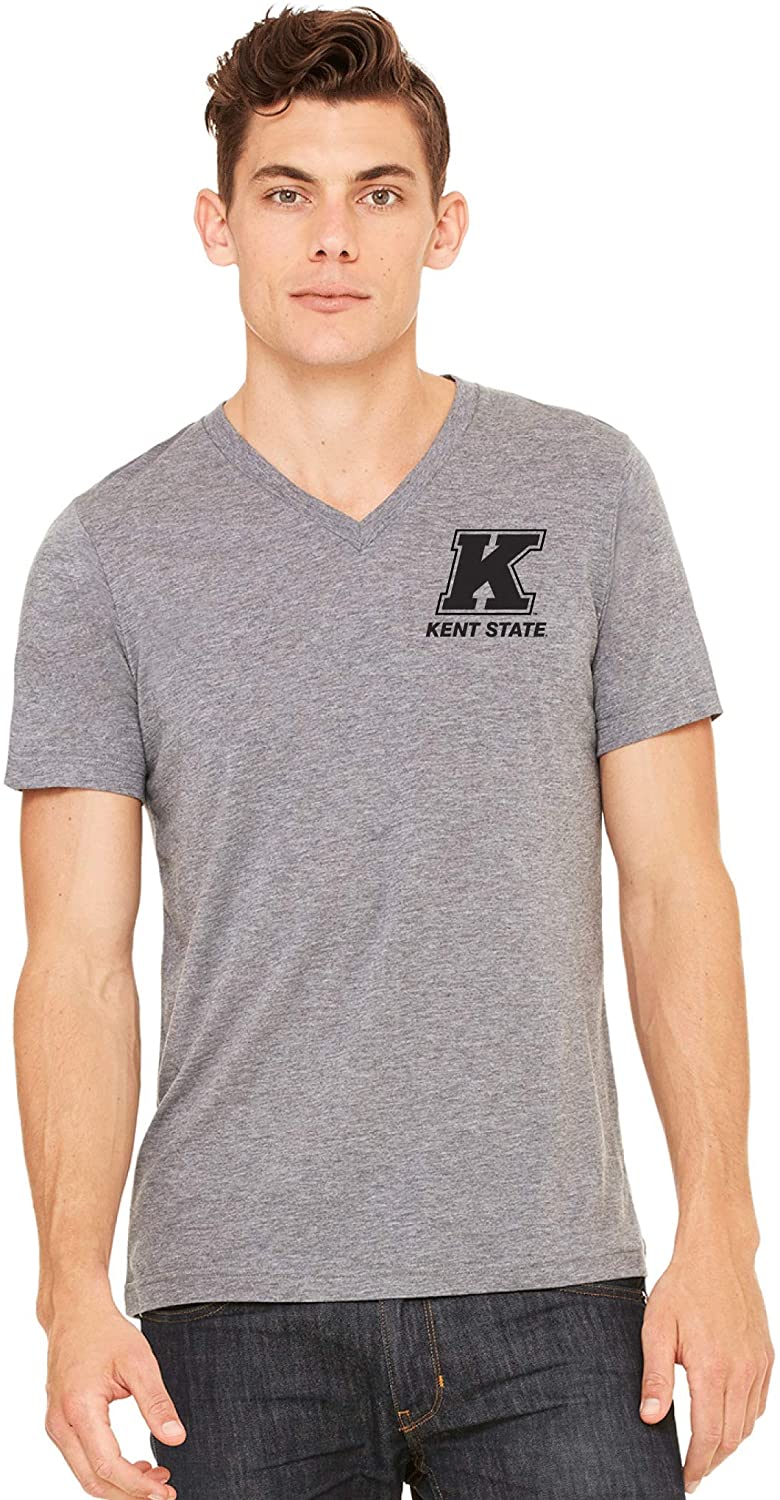 Kent State University Golden Flashes NCAA Mascot Unisex Vneck T-Shirt