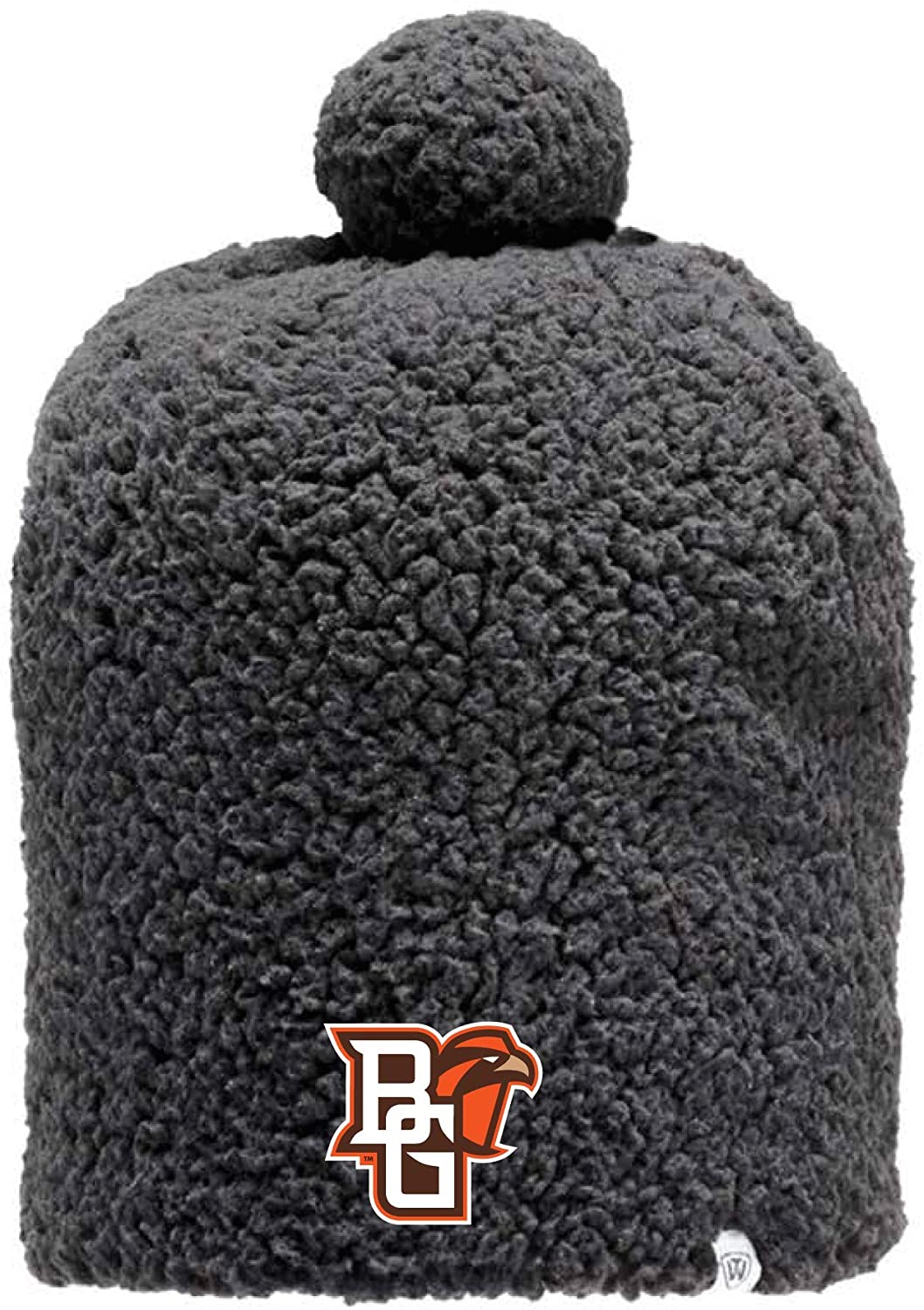 Bowling Green State University Falcons NCAA Embroidered Patch Ladies Sherpa Hat
