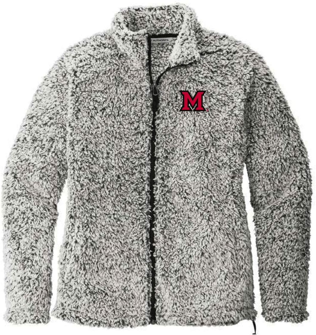 Miami of Ohio University Redhawks NCAA Ladies Cozy Fleece Jacket