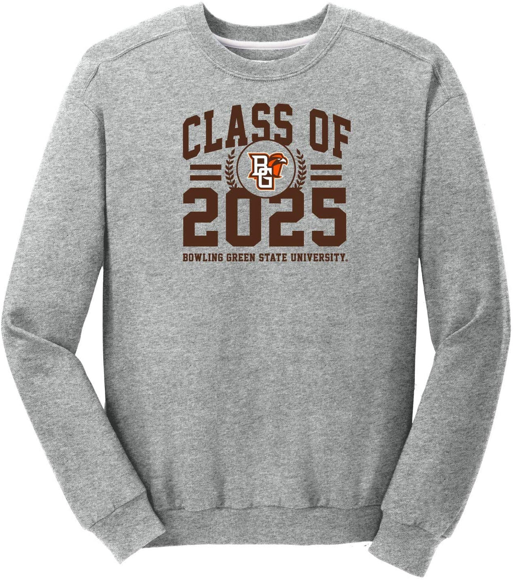 Bowling Green State Falcons NCAA Class of 2025 Arch Crewneck Sweatshirt
