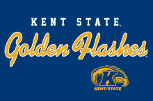Load image into Gallery viewer, Kent State University Golden Flashes NCAA Machine Script Youth T-Shirt
