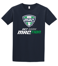 Load image into Gallery viewer, MAC Logo Get Some MACtion Adult Tee
