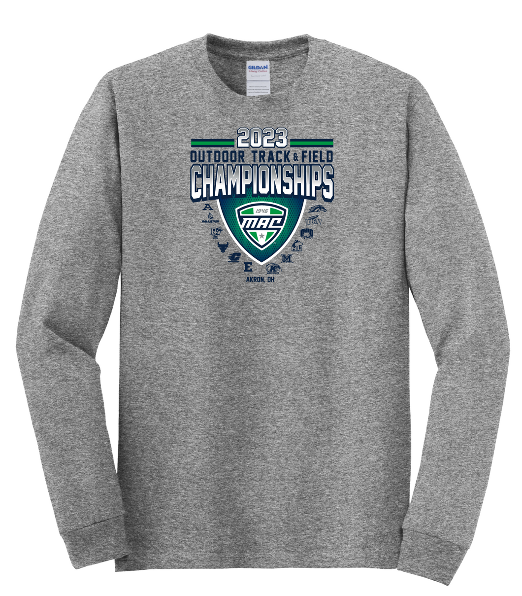 2023 MAC Outdoor Track & Field Championships Long Sleeve Event Tee