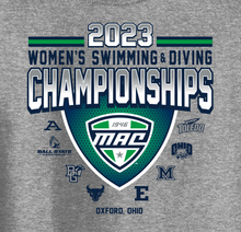 Load image into Gallery viewer, 2023 MAC Women&#39;s Swimming &amp; Diving Championships Event Tee
