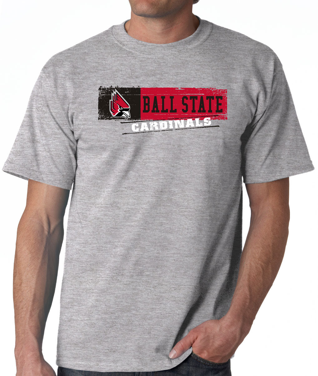 Ball State University Cardinals NCAA Sticker Unisex T-Shirt