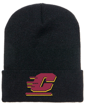 Load image into Gallery viewer, Central Michigan University Chippewas NCAA Embroidered Patch Beanie
