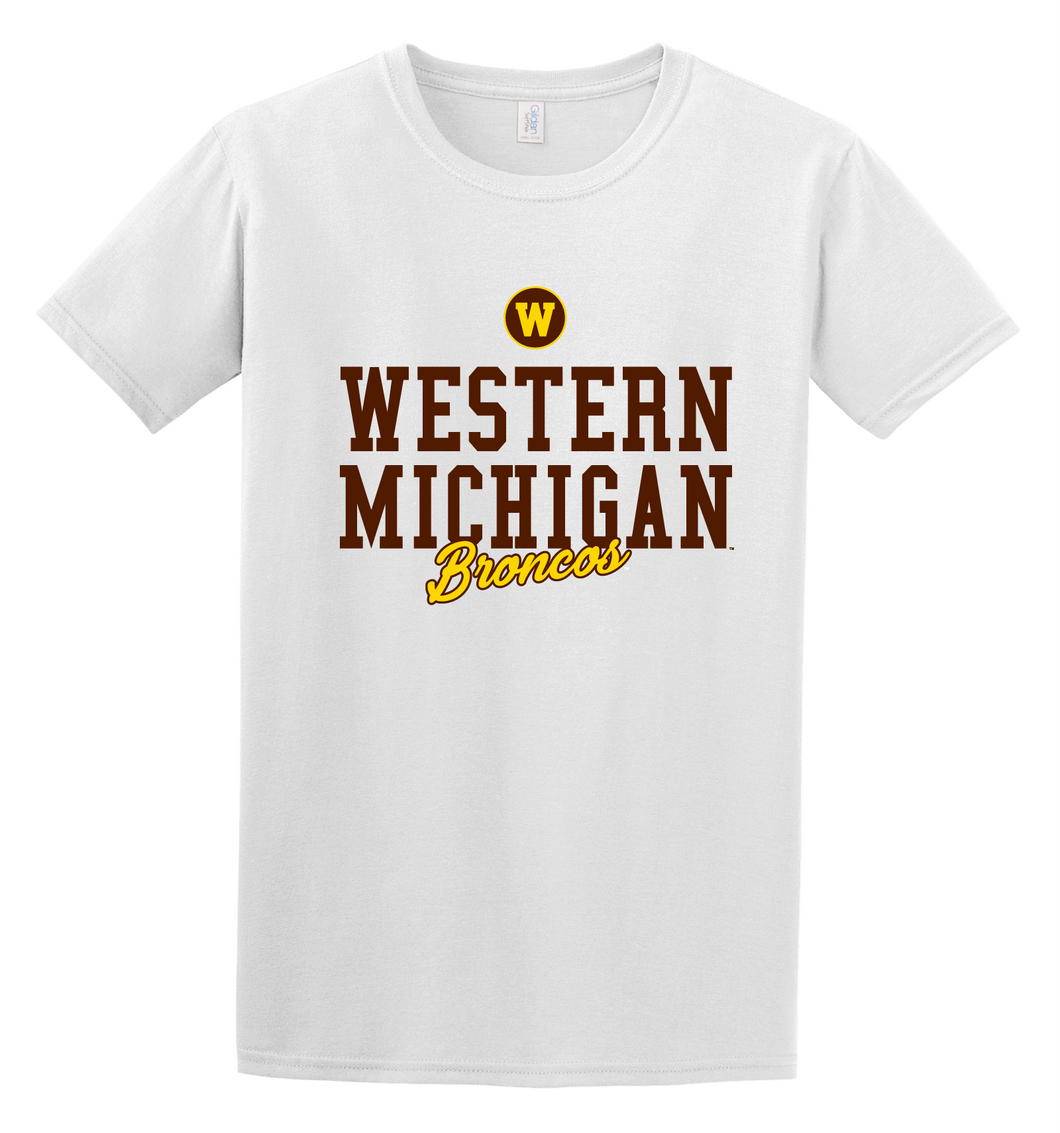 Western Michigan Broncos NCAA Campus Script Unisex T-Shirt