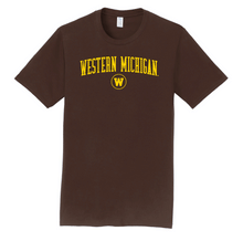 Load image into Gallery viewer, Western Michigan University Broncos NCAA Jumbo Arch Unisex T-Shirt
