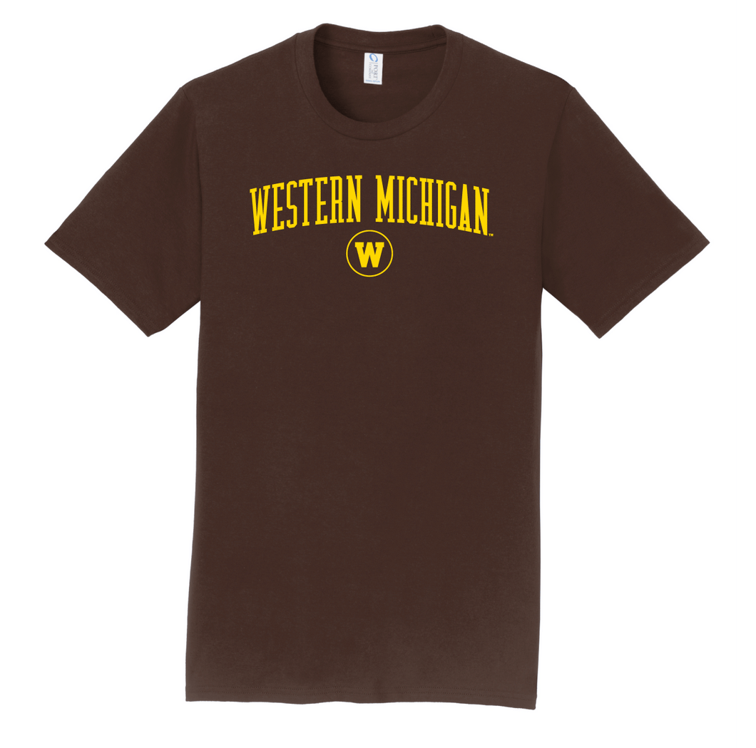 Western Michigan University Broncos NCAA Jumbo Arch Unisex T-Shirt