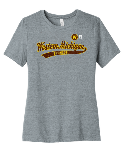 : Tee Luv WMU Broncos Hoodie - Hooded Western Michigan University  Sweatshirt (Oxford Heather) (S) : Sports & Outdoors