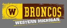 Load image into Gallery viewer, Western Michigan University Broncos NCAA Sticker Tee
